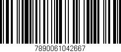 Código de barras (EAN, GTIN, SKU, ISBN): '7890061042667'