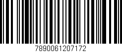 Código de barras (EAN, GTIN, SKU, ISBN): '7890061207172'