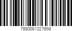 Código de barras (EAN, GTIN, SKU, ISBN): '7890061327658'