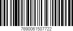 Código de barras (EAN, GTIN, SKU, ISBN): '7890061507722'