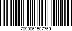 Código de barras (EAN, GTIN, SKU, ISBN): '7890061507760'