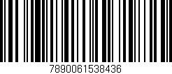 Código de barras (EAN, GTIN, SKU, ISBN): '7890061538436'