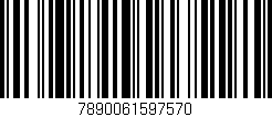 Código de barras (EAN, GTIN, SKU, ISBN): '7890061597570'