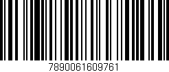 Código de barras (EAN, GTIN, SKU, ISBN): '7890061609761'
