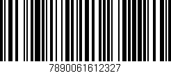 Código de barras (EAN, GTIN, SKU, ISBN): '7890061612327'