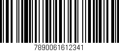 Código de barras (EAN, GTIN, SKU, ISBN): '7890061612341'