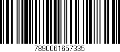 Código de barras (EAN, GTIN, SKU, ISBN): '7890061657335'