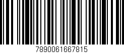 Código de barras (EAN, GTIN, SKU, ISBN): '7890061667815'