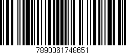 Código de barras (EAN, GTIN, SKU, ISBN): '7890061748651'