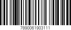 Código de barras (EAN, GTIN, SKU, ISBN): '7890061903111'