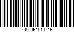 Código de barras (EAN, GTIN, SKU, ISBN): '7890061919716'