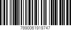 Código de barras (EAN, GTIN, SKU, ISBN): '7890061919747'