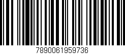 Código de barras (EAN, GTIN, SKU, ISBN): '7890061959736'