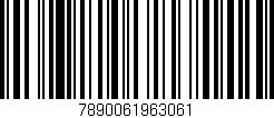 Código de barras (EAN, GTIN, SKU, ISBN): '7890061963061'
