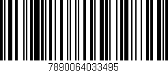 Código de barras (EAN, GTIN, SKU, ISBN): '7890064033495'