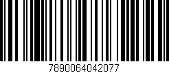 Código de barras (EAN, GTIN, SKU, ISBN): '7890064042077'