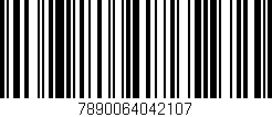 Código de barras (EAN, GTIN, SKU, ISBN): '7890064042107'