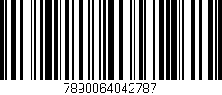 Código de barras (EAN, GTIN, SKU, ISBN): '7890064042787'