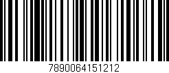 Código de barras (EAN, GTIN, SKU, ISBN): '7890064151212'