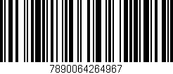 Código de barras (EAN, GTIN, SKU, ISBN): '7890064264967'