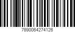 Código de barras (EAN, GTIN, SKU, ISBN): '7890064274126'