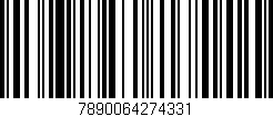 Código de barras (EAN, GTIN, SKU, ISBN): '7890064274331'