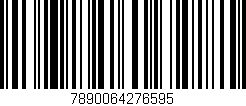Código de barras (EAN, GTIN, SKU, ISBN): '7890064276595'