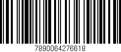 Código de barras (EAN, GTIN, SKU, ISBN): '7890064276618'