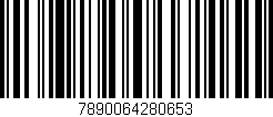 Código de barras (EAN, GTIN, SKU, ISBN): '7890064280653'