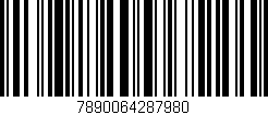 Código de barras (EAN, GTIN, SKU, ISBN): '7890064287980'