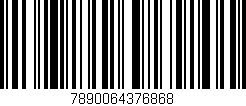 Código de barras (EAN, GTIN, SKU, ISBN): '7890064376868'