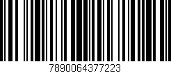 Código de barras (EAN, GTIN, SKU, ISBN): '7890064377223'