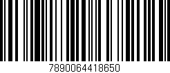 Código de barras (EAN, GTIN, SKU, ISBN): '7890064418650'