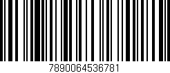 Código de barras (EAN, GTIN, SKU, ISBN): '7890064536781'