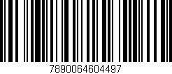 Código de barras (EAN, GTIN, SKU, ISBN): '7890064604497'