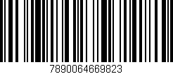Código de barras (EAN, GTIN, SKU, ISBN): '7890064669823'