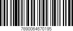 Código de barras (EAN, GTIN, SKU, ISBN): '7890064670195'