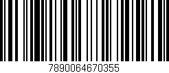 Código de barras (EAN, GTIN, SKU, ISBN): '7890064670355'
