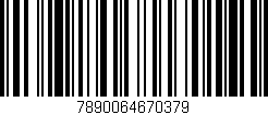 Código de barras (EAN, GTIN, SKU, ISBN): '7890064670379'