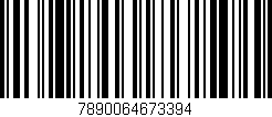 Código de barras (EAN, GTIN, SKU, ISBN): '7890064673394'