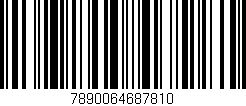 Código de barras (EAN, GTIN, SKU, ISBN): '7890064687810'