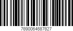 Código de barras (EAN, GTIN, SKU, ISBN): '7890064687827'