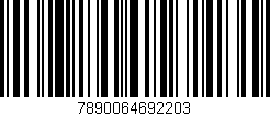 Código de barras (EAN, GTIN, SKU, ISBN): '7890064692203'