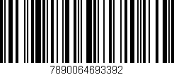 Código de barras (EAN, GTIN, SKU, ISBN): '7890064693392'
