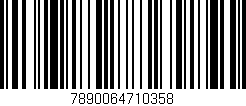 Código de barras (EAN, GTIN, SKU, ISBN): '7890064710358'