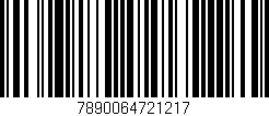 Código de barras (EAN, GTIN, SKU, ISBN): '7890064721217'