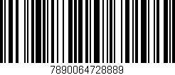 Código de barras (EAN, GTIN, SKU, ISBN): '7890064728889'