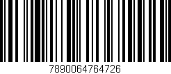 Código de barras (EAN, GTIN, SKU, ISBN): '7890064764726'