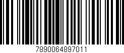 Código de barras (EAN, GTIN, SKU, ISBN): '7890064897011'