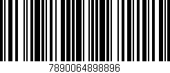 Código de barras (EAN, GTIN, SKU, ISBN): '7890064898896'